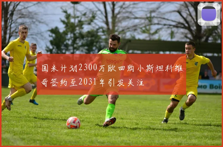 国米计划2300万欧回购小斯坦科维奇签约至2031年引发关注